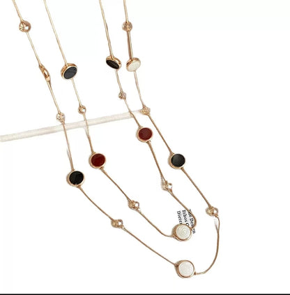 Double-Layer Stackable Metal Necklace