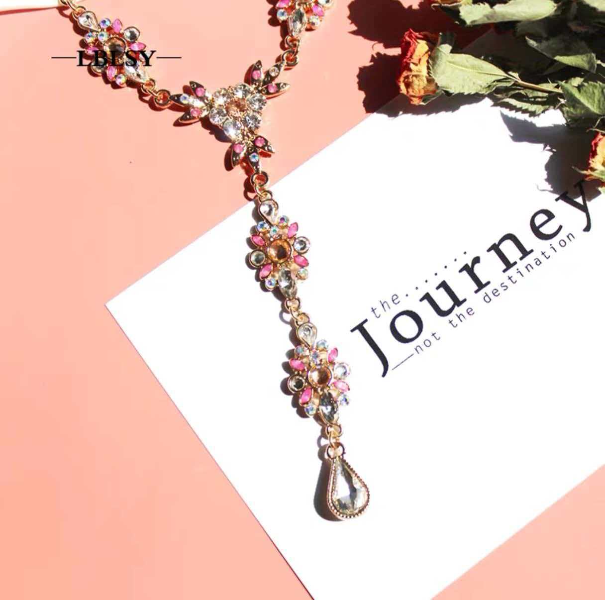Waterdrop Y-Shape Necklace