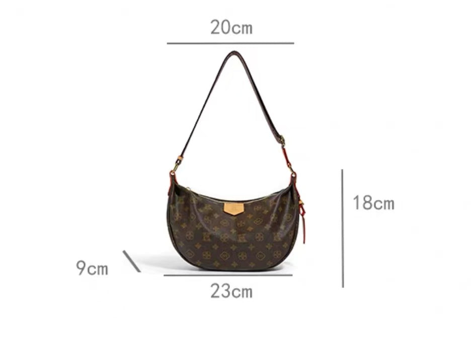 Vintage Monogram Dumpling Bag