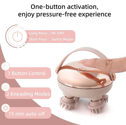 Head 4-Claw Massager