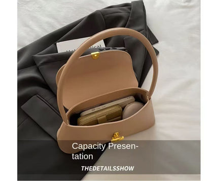 Women's PU Leather Underarm Bag Lightweight Casual Shoulder Purse
