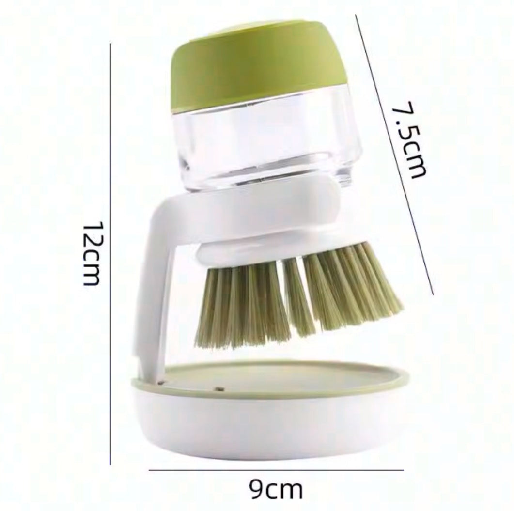 Soap-dispensing Lazy Dish Brush