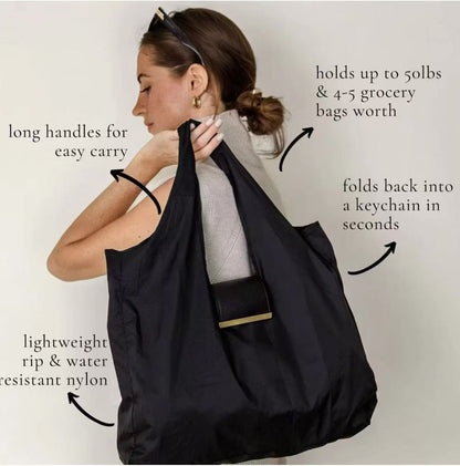 Large Eco Foldable Tote Bag