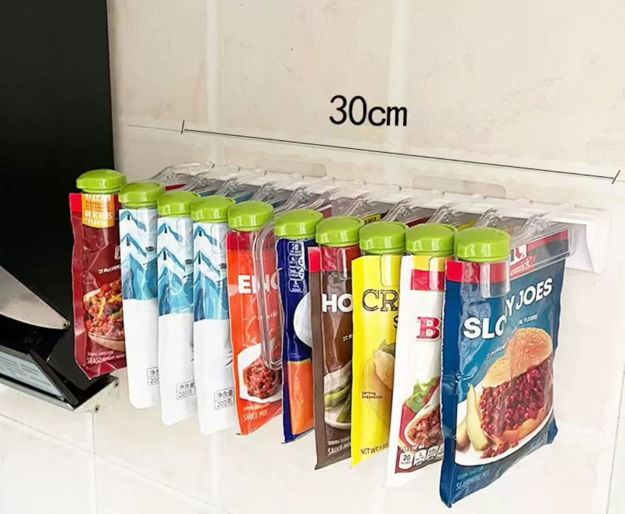Wall-mounted Seasoning Packet Rack