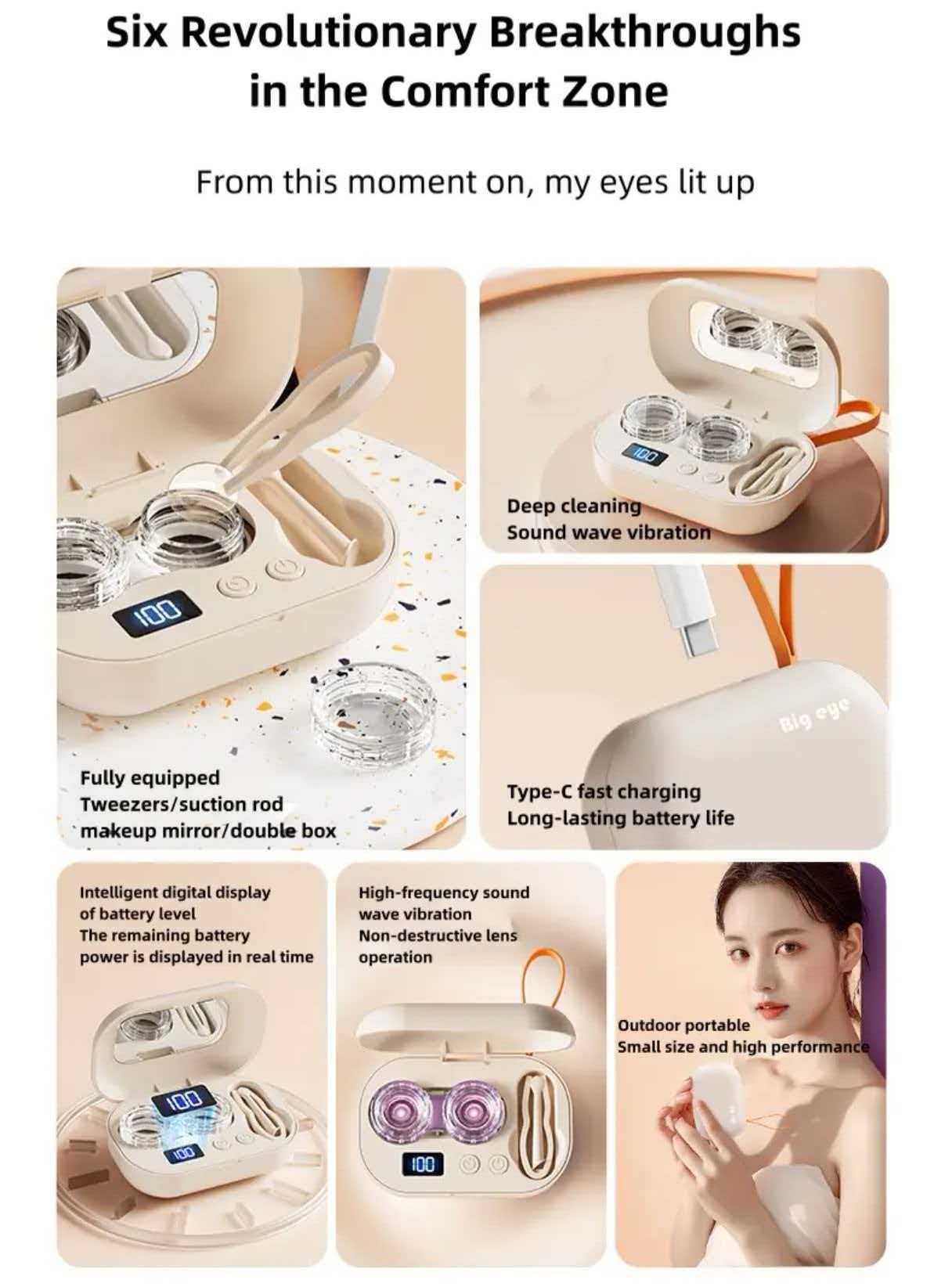 Electric Contact Lens Cleaner