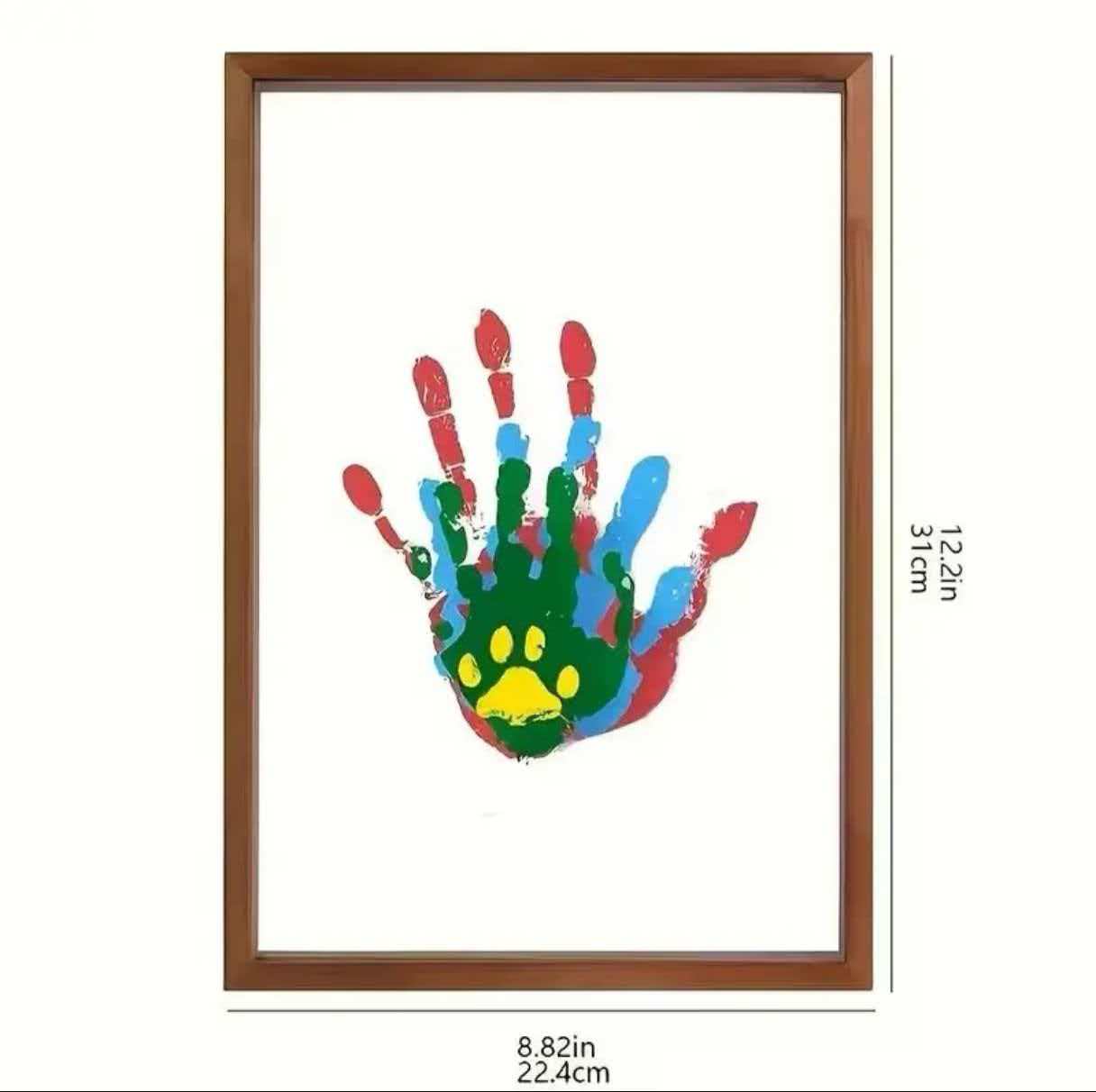 DIY Handprint Photo Frame