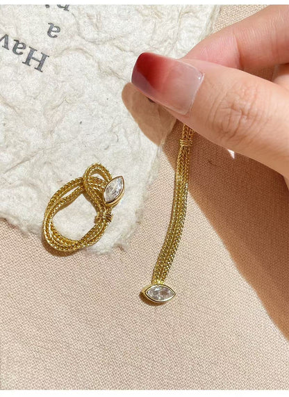 Marquise-cut Diamond Ring