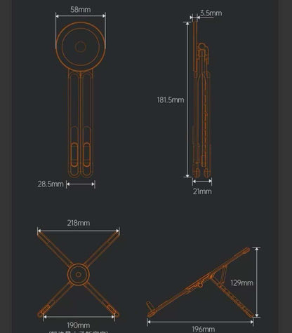 X-shaped Tablet Stand