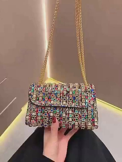 Rhinestone Evening Clutch Bag