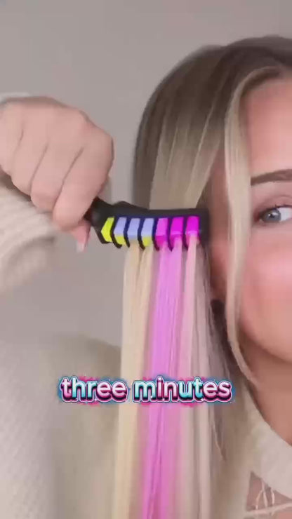 10-Color Hair Dye Comb