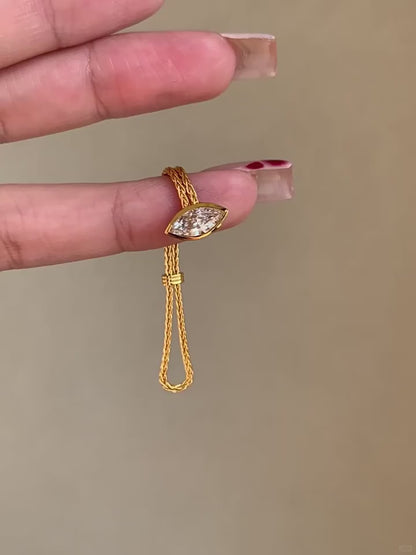 Marquise-cut Diamond Ring