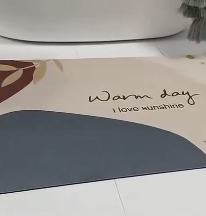 Absorbent Diatom Mud Floor Mat