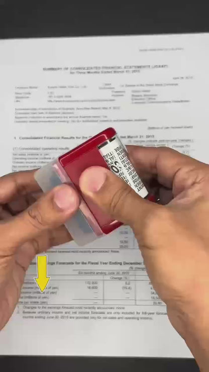 Roller Confidential Stamp