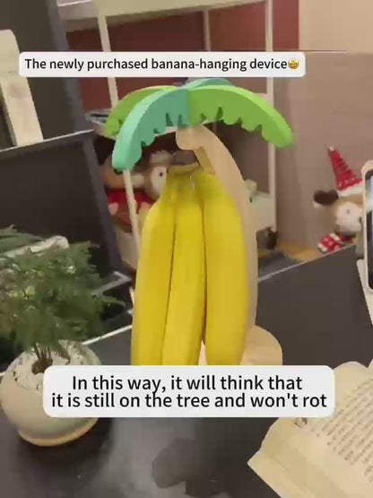 Wooden Banana Storage Rack