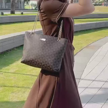 Women's PU Tote Shoulder Bag