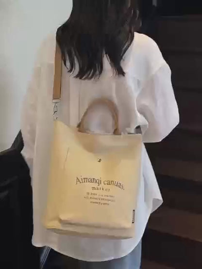 Women's Large Canvas Tote Bag