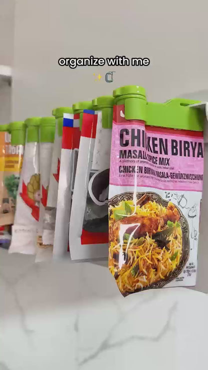 Wall-mounted Seasoning Packet Rack