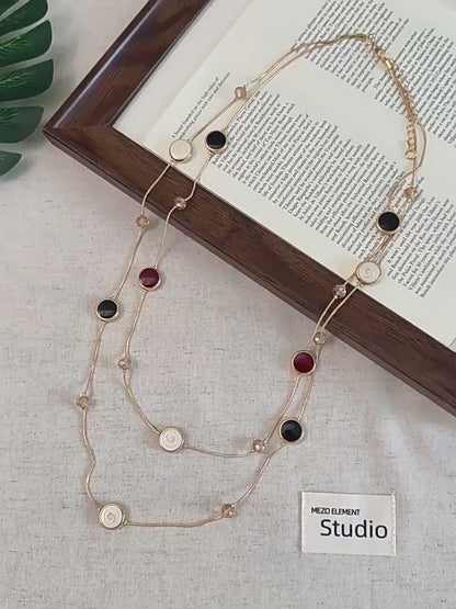 Double-Layer Stackable Metal Necklace