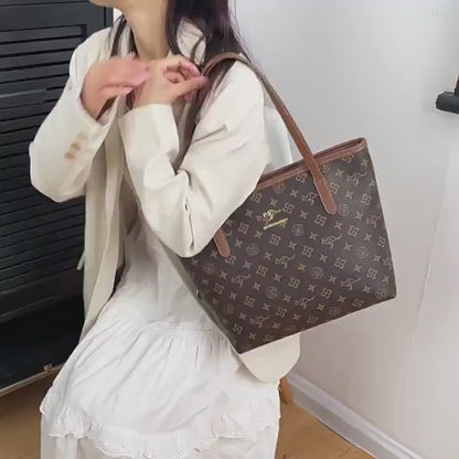 PU Single Shoulder Tote Bag